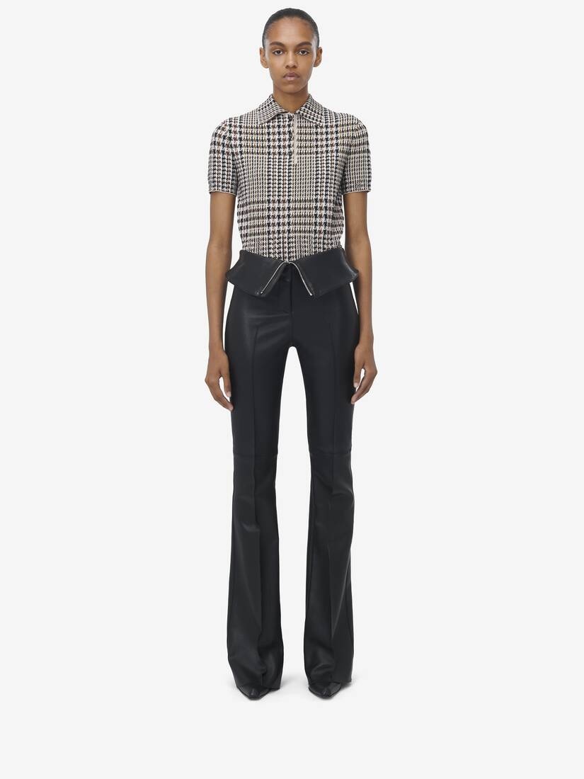 Checked Short Sleeved Top - 3