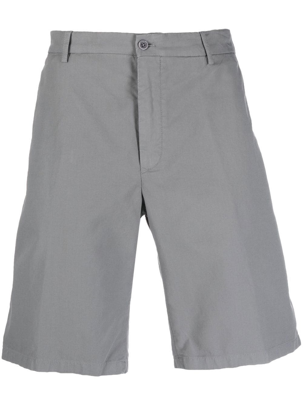 stretch-cotton bermuda shorts - 1