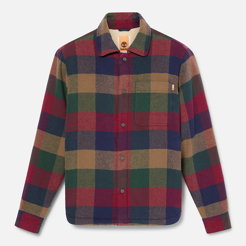 Men's High-Pile Lined Overshirt 1