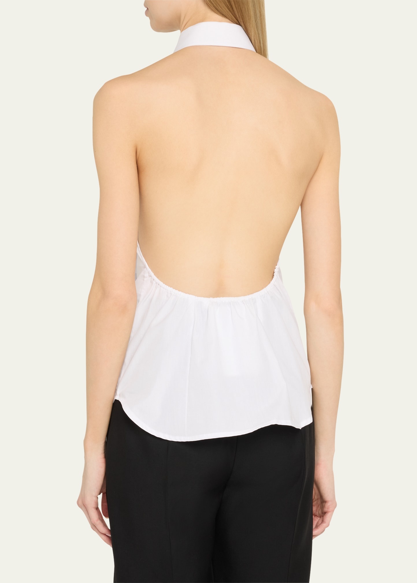 Kennedy Halter Backless Shirt - 4