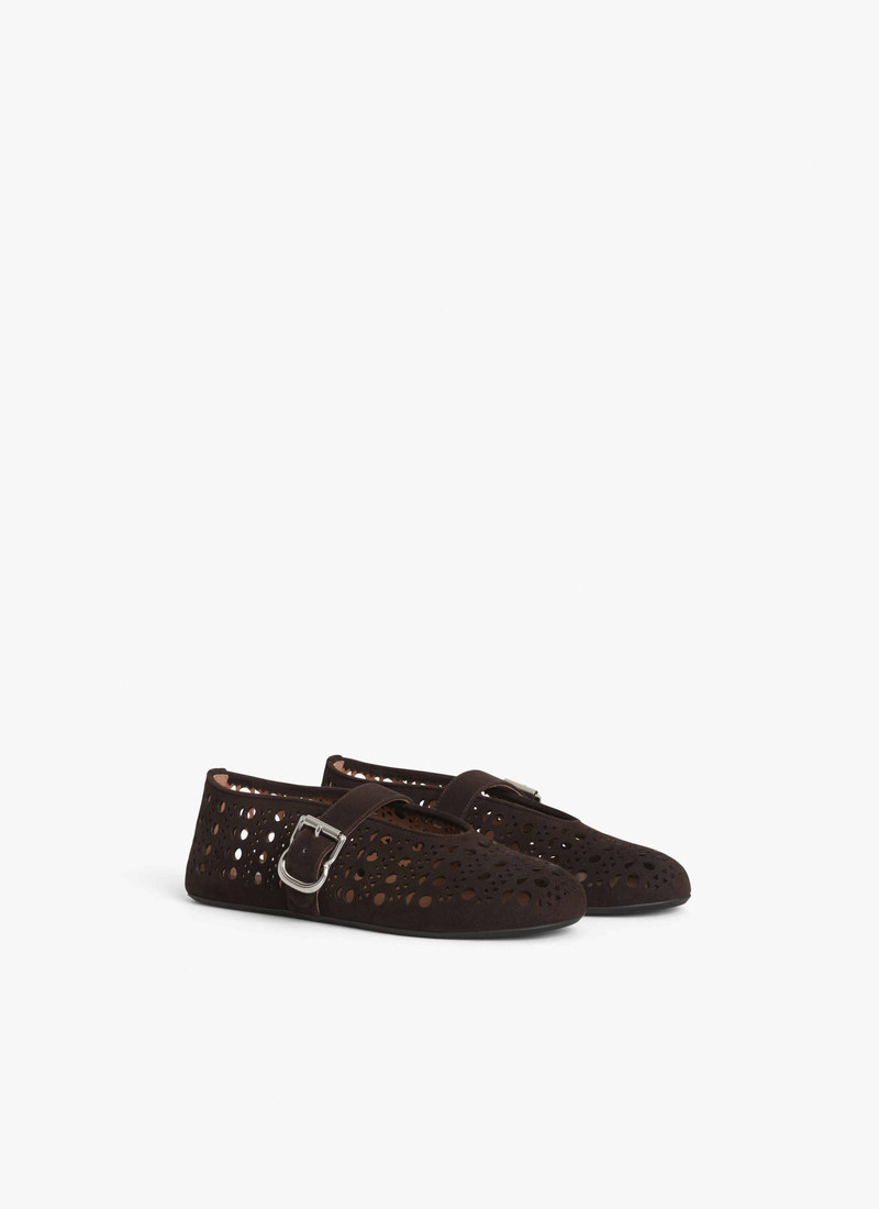 Alaïa BALLET FLATS VIENNE IN SUEDE outlook