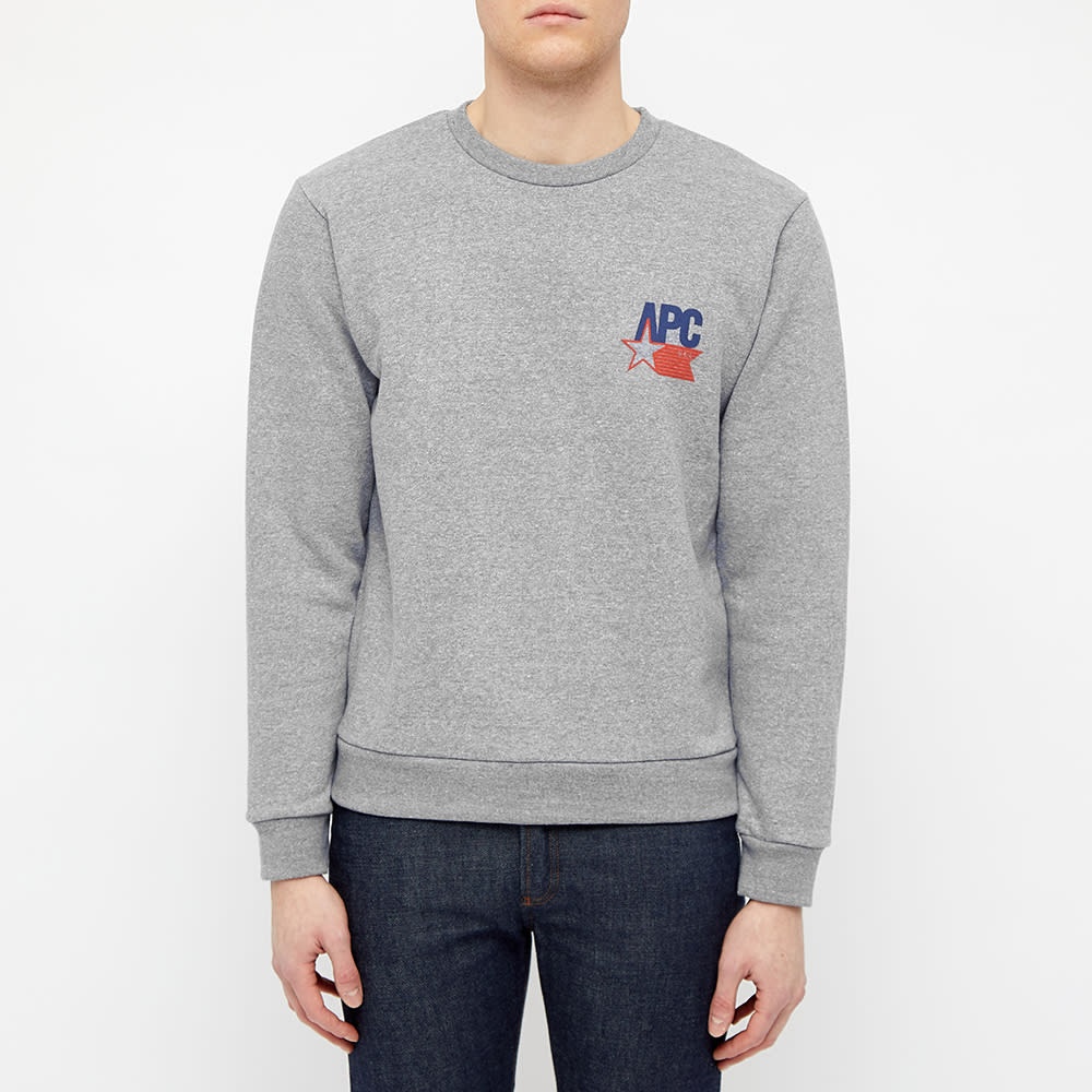 A.P.C. Reynaldo USA Logo Sweat - 3