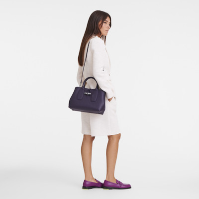 Longchamp Roseau M Handbag Bilberry - Leather outlook