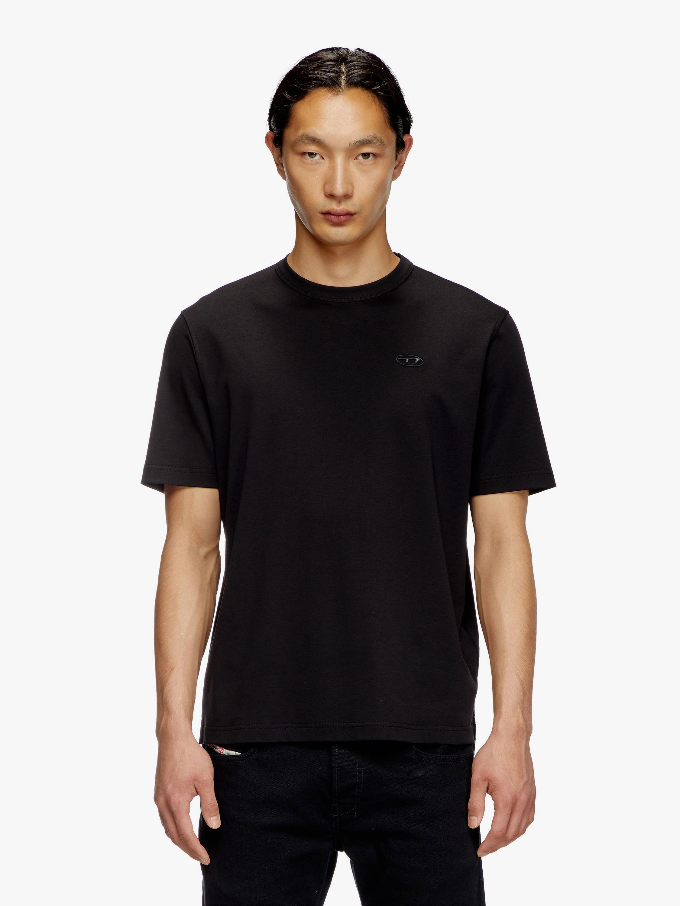 Diesel Biologic cotton t-shirt with frontal oval-d logo