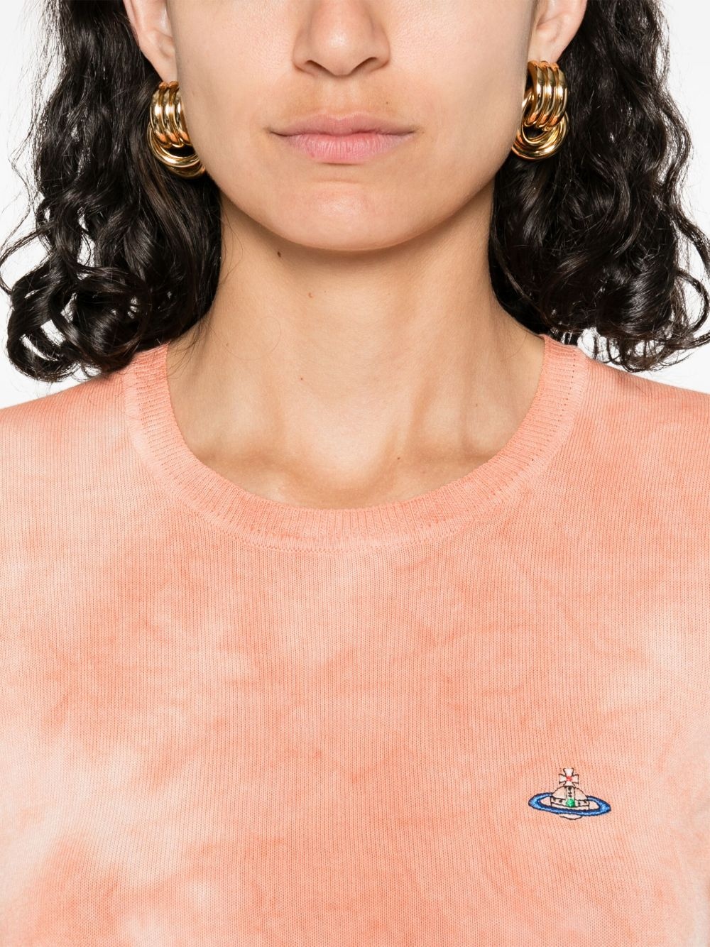 Orb-embroidered t-shirt - 5