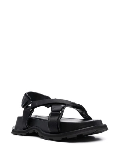 Jil Sander touch-strap flat sandals outlook