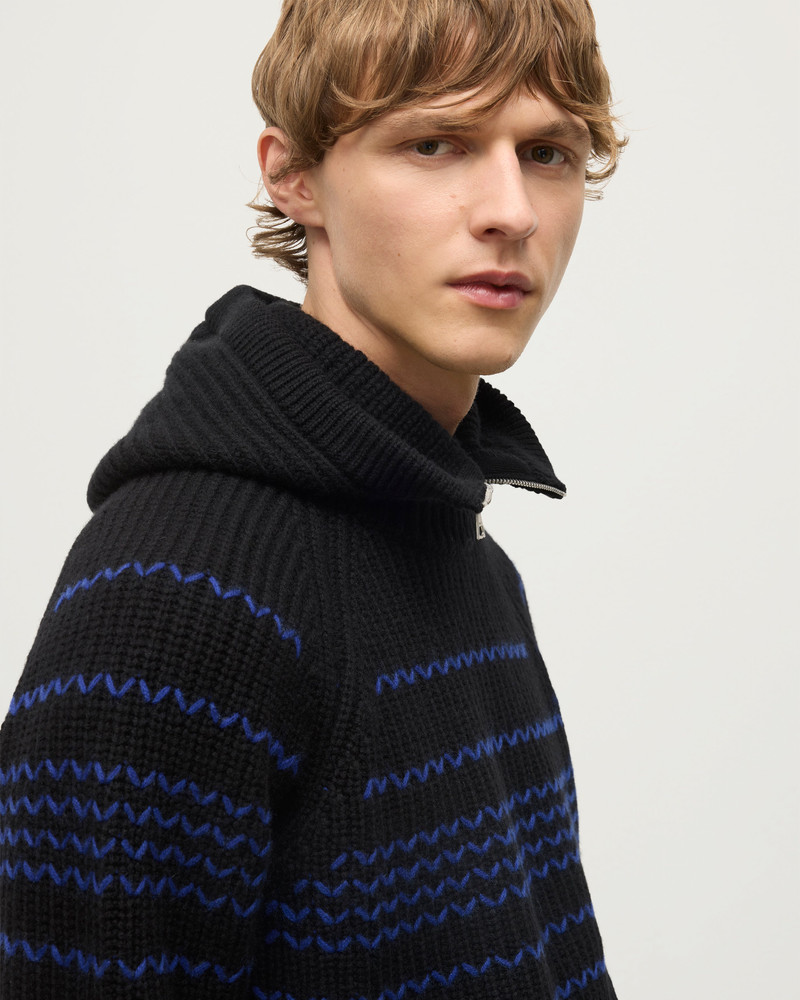 Nevis Black Cashmere Hood 4