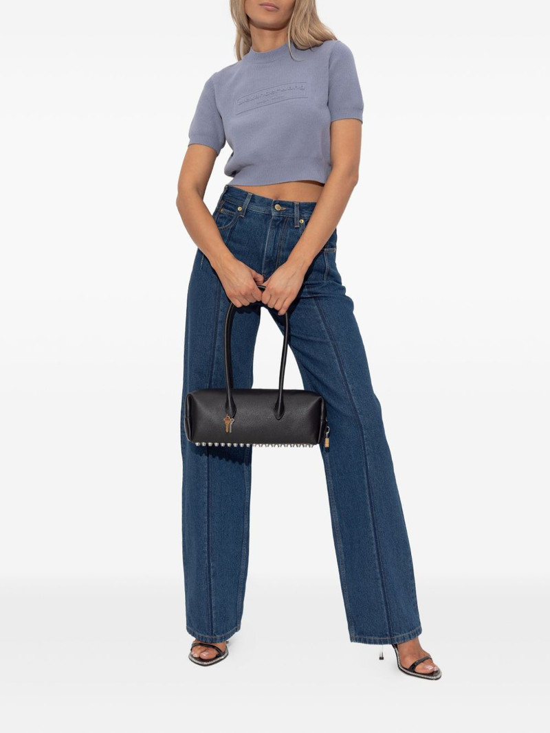 Alexander Wang embossed-logo short-sleeve top outlook