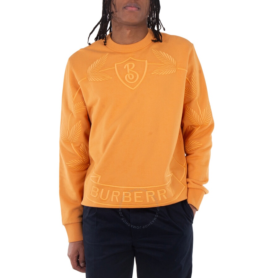 Burberry Oak Leaf Crest Cotton Embroidered Sweatshirt - 4