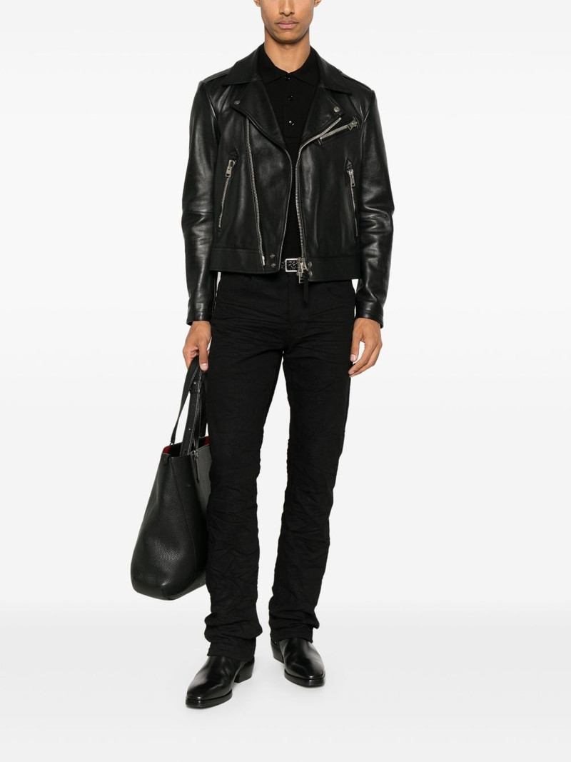 TOM FORD piqué-weave polo shirt outlook