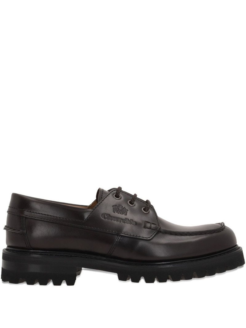 Pickering leather lace-up derby shoes 1