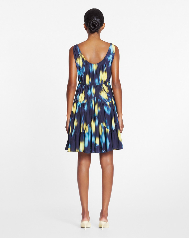 SHORT PRINTED SLEEVELESS DRESS 4