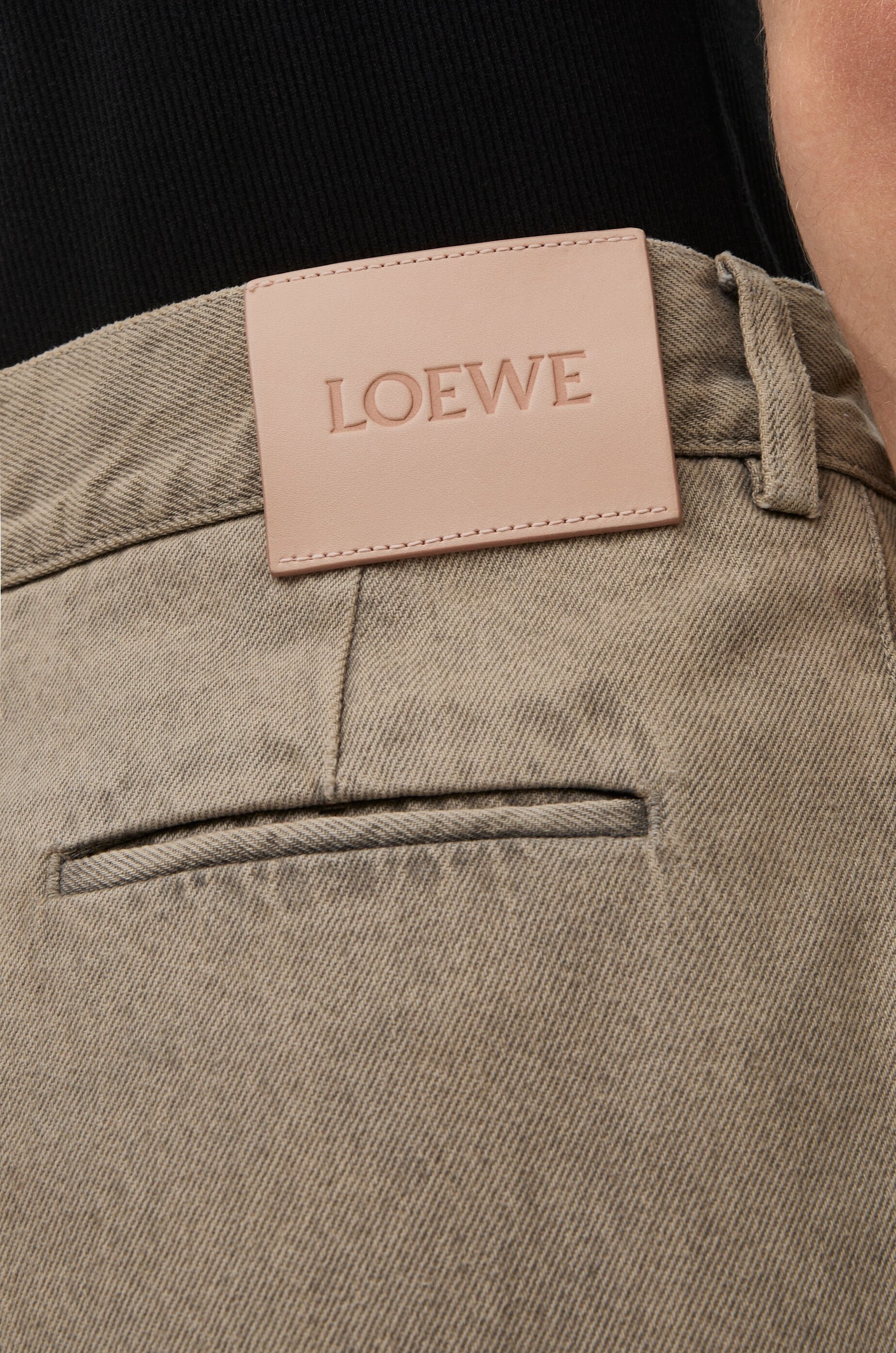 Pleated trousers in denim - 5