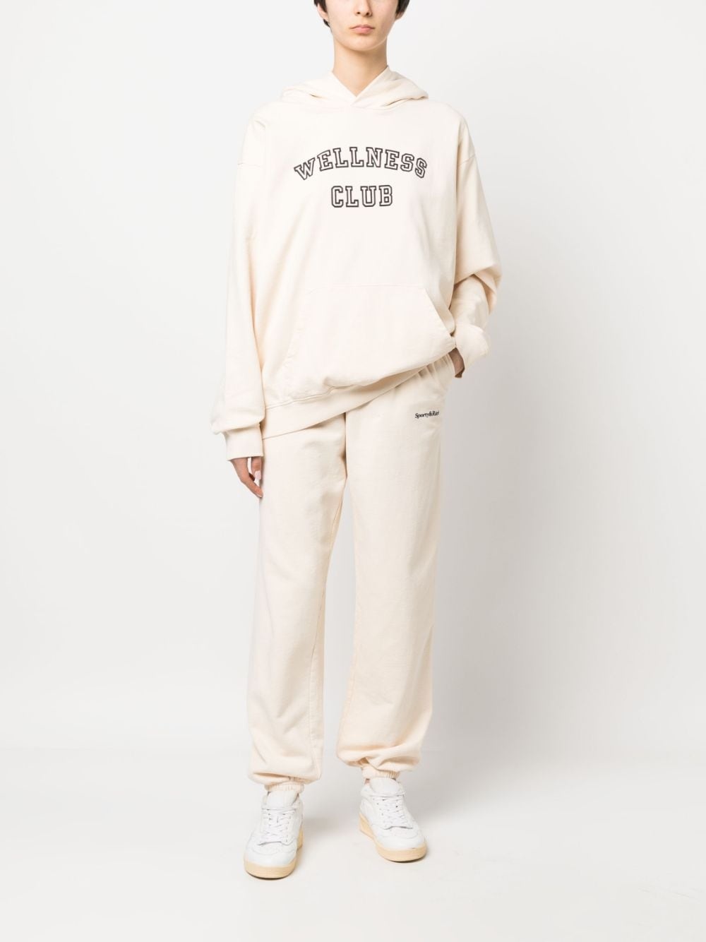 logo-print cotton track pants - 2