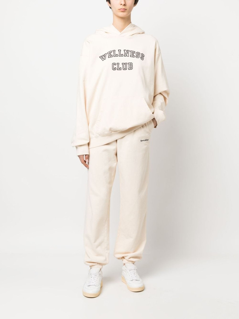 Sporty & Rich logo-print cotton track pants outlook