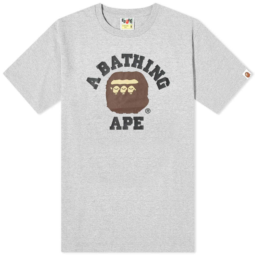 A Bathing Ape Triple College Tee - 1