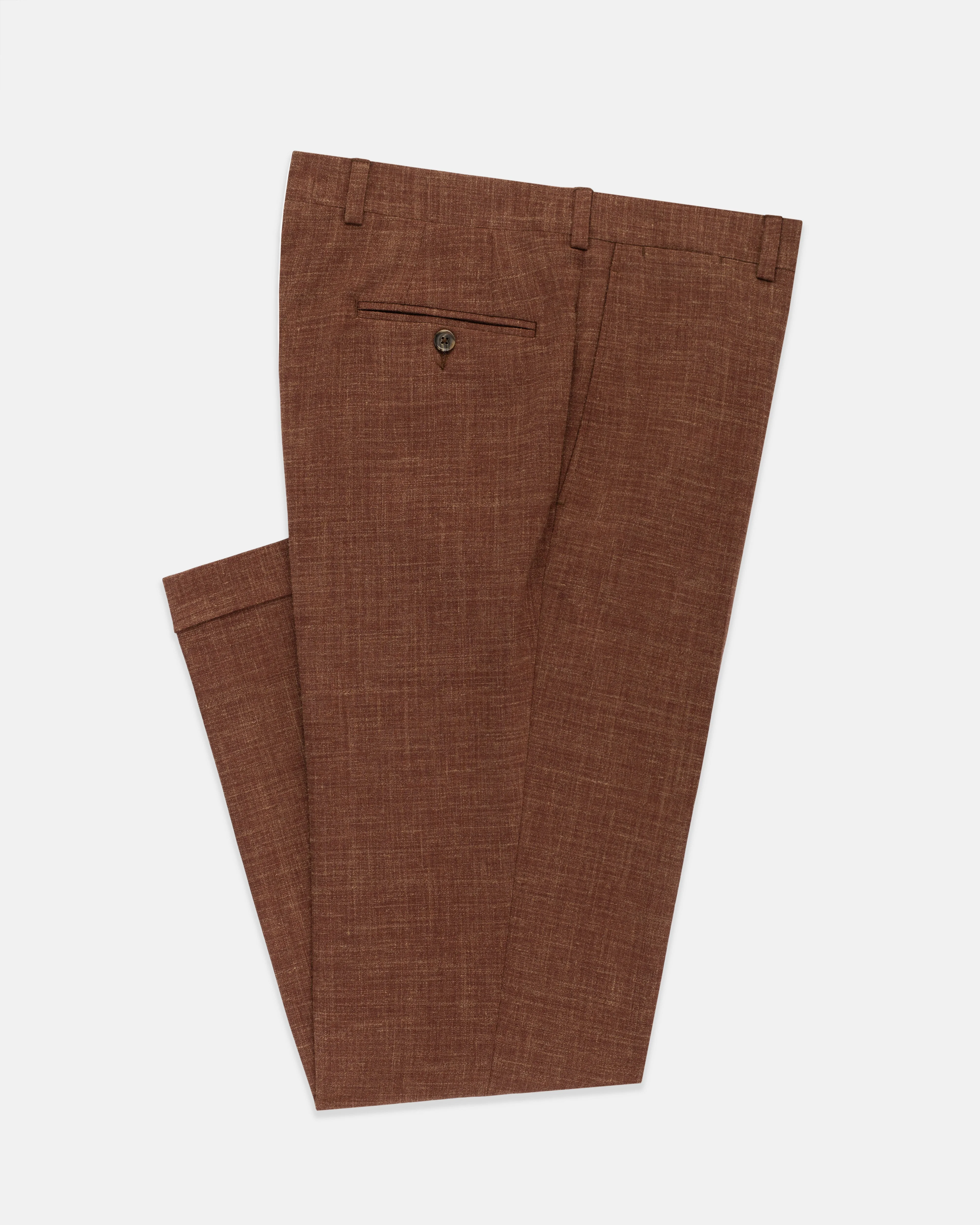 CRASH LINEN TROUSERS - 1