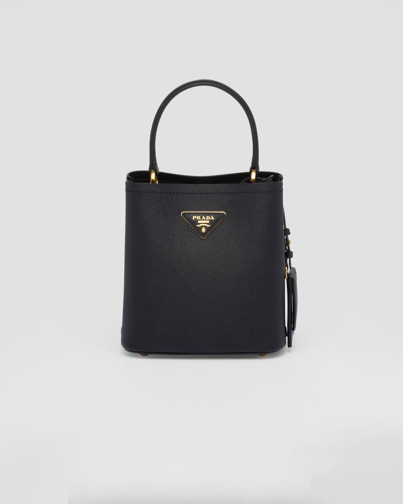 Small Saffiano Leather Prada Panier Bag 1