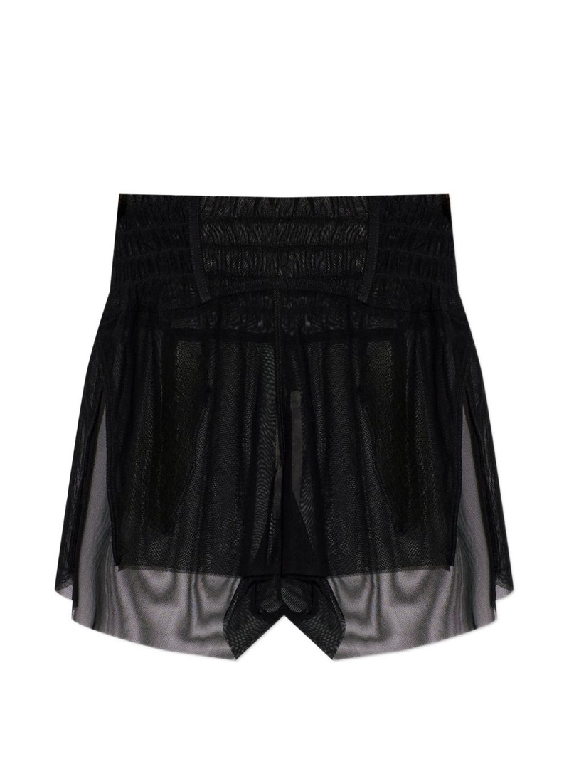 elasticated-waistband shorts 1