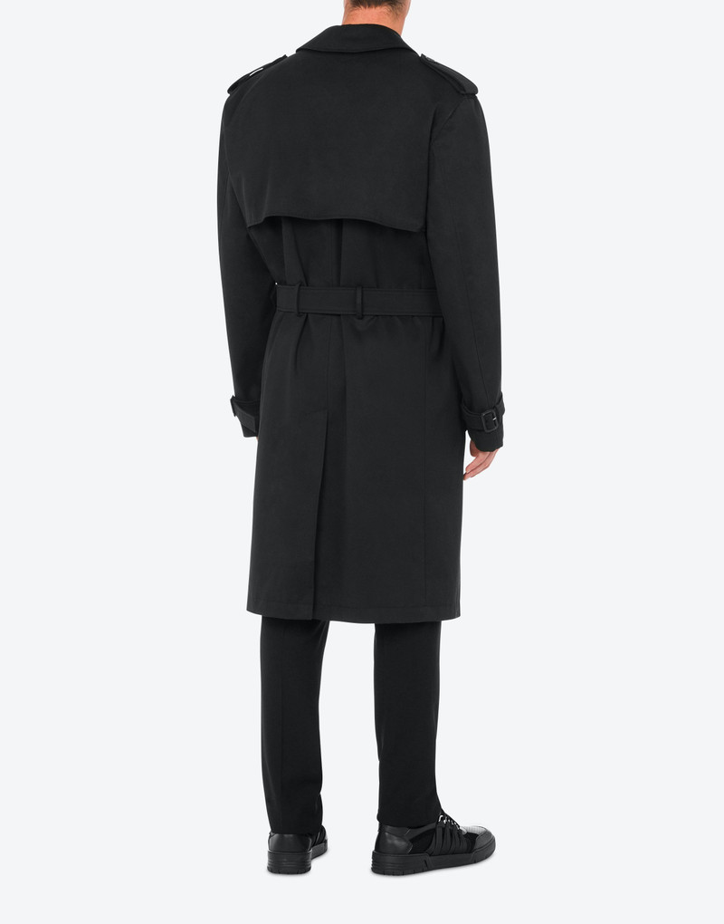 MULTIPOCKETS COTTON CANVAS TRENCH COAT 3