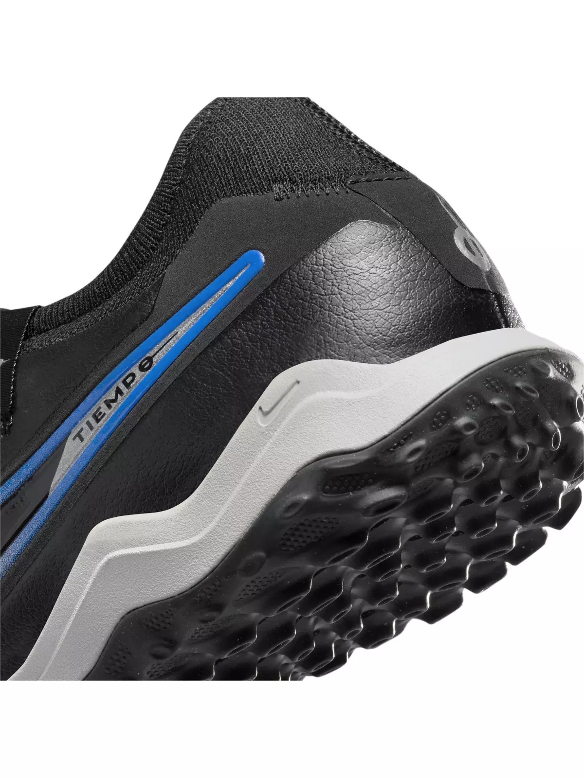 Tiempo Legend 10 Pro Turf "Black/Hyper Royal/Chrome" Men's Soccer Shoe - 8