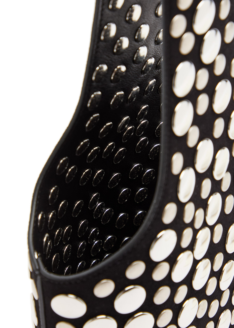 Khaite Livia Small Studded Suede Bucket bag - 4