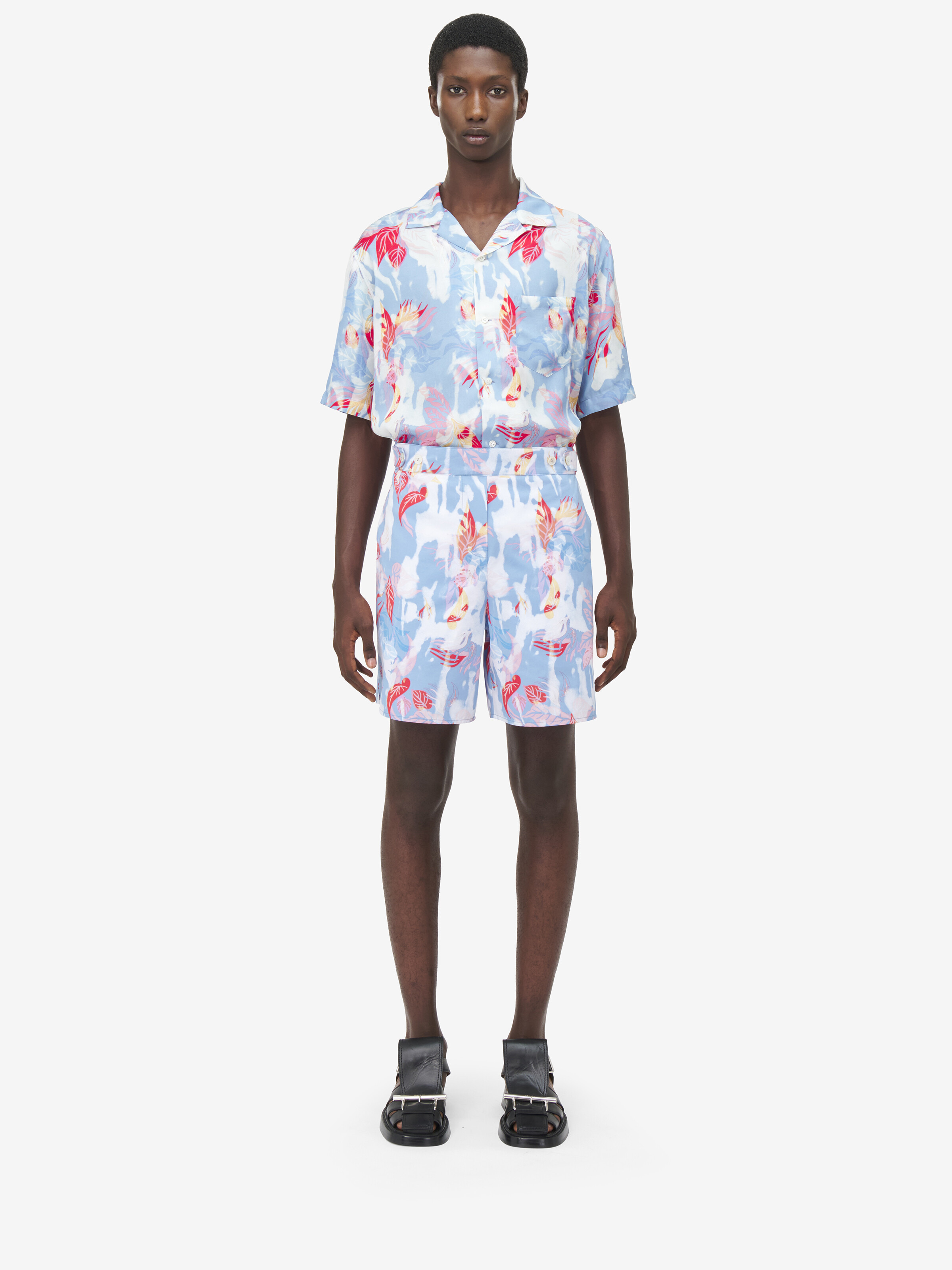 Hawaiian Floral Pyjama Shorts - 2