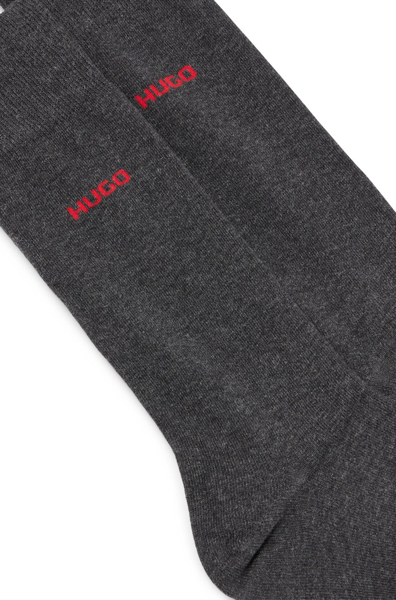 HUGO TWO-PACK OF REGULAR-LENGTH SOCKS IN STRETCH FABRIC outlook