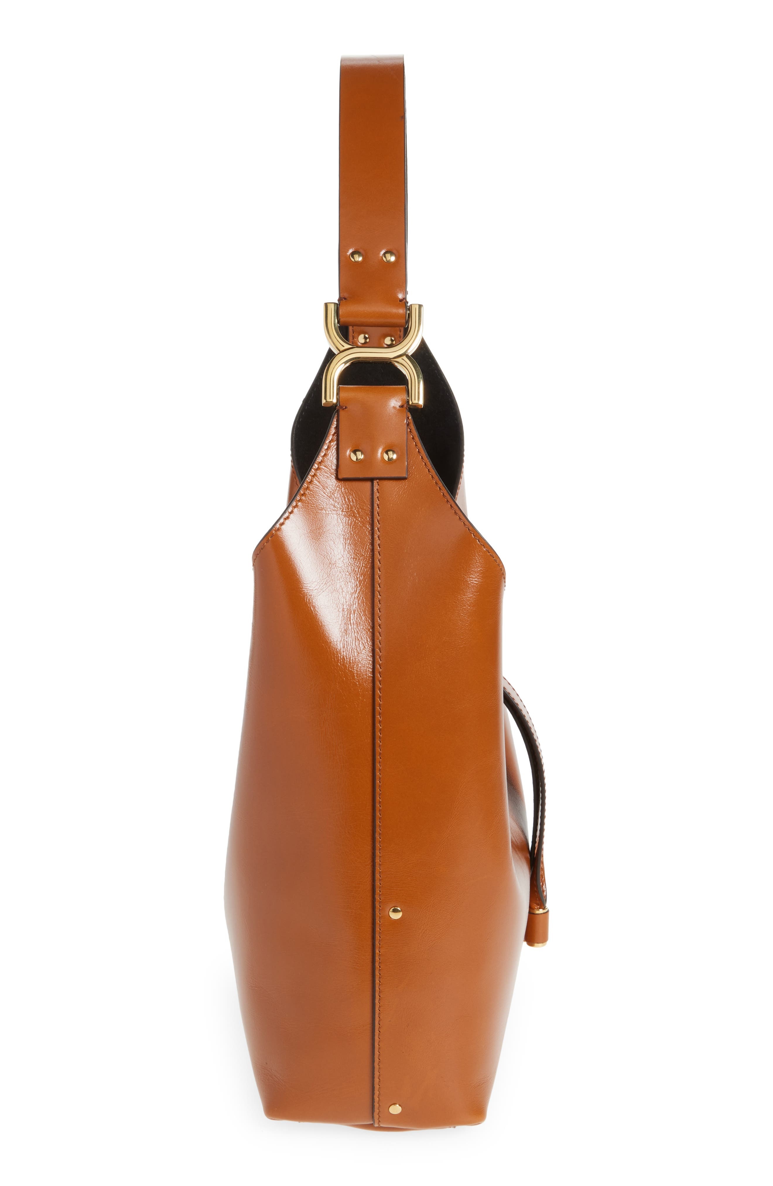 Chloé Small Marcie Leather Hobo Bag in 26M Clay Brown at Nordstrom - 6