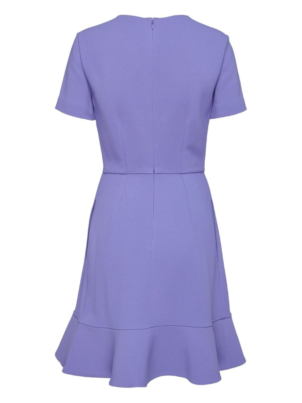 short-sleeve ruffled mini dress - 2