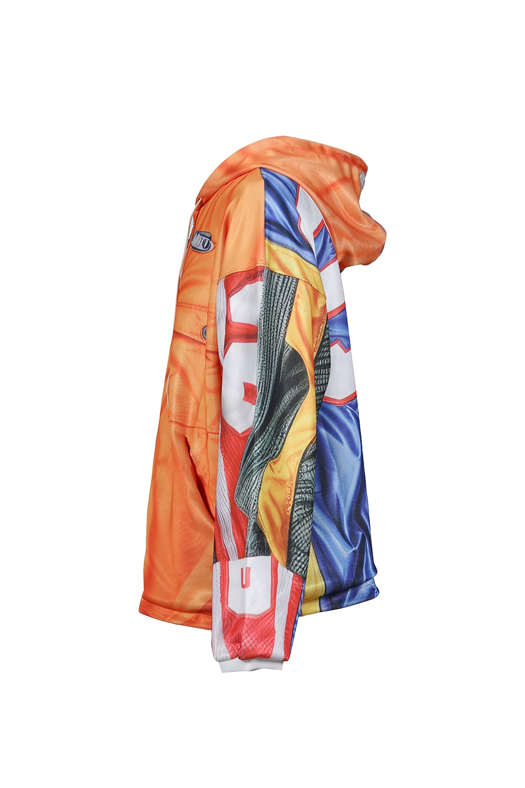 PATCHWORK HOODIE (DOM36 BIS) / ORG - 8