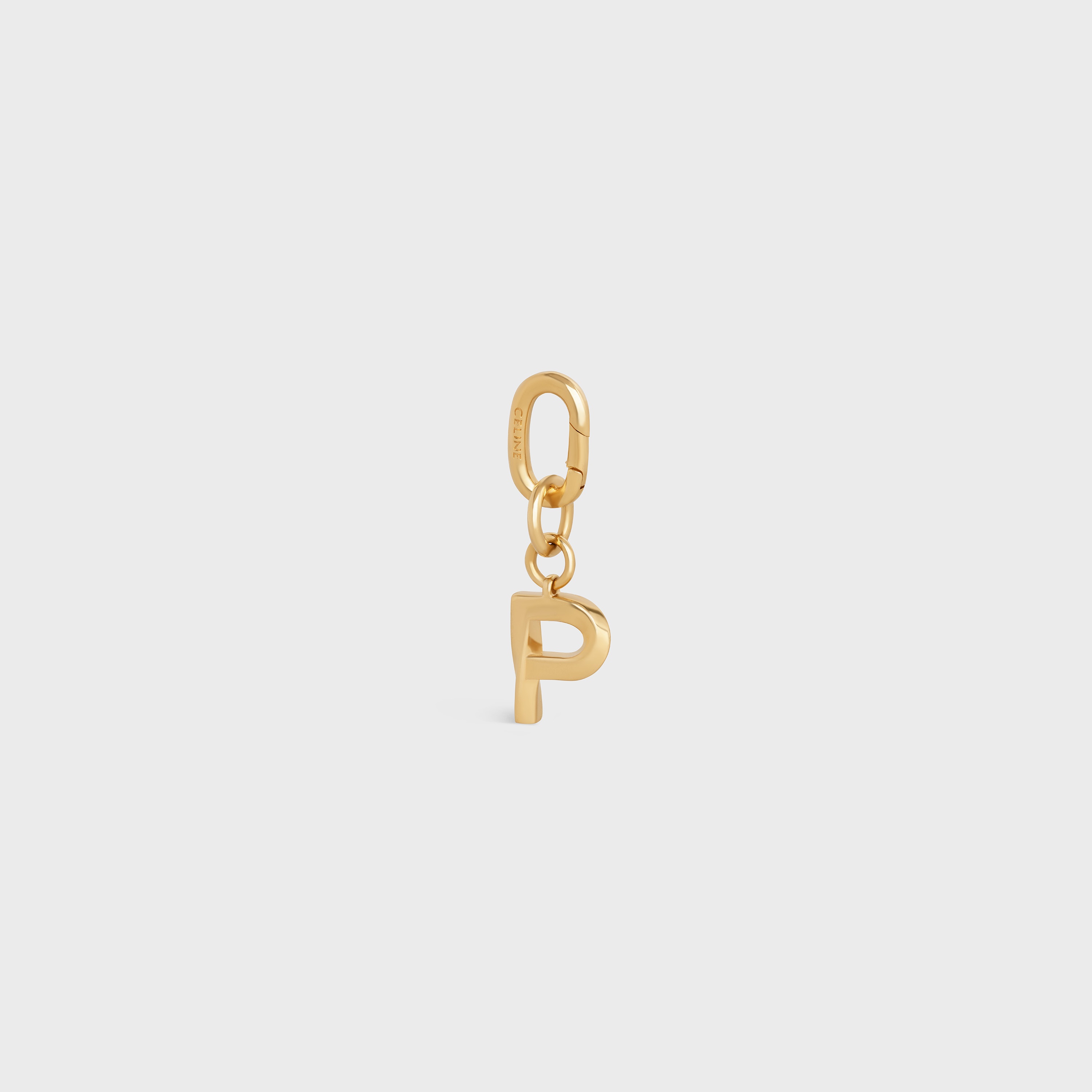P CHARM in Brass - 3