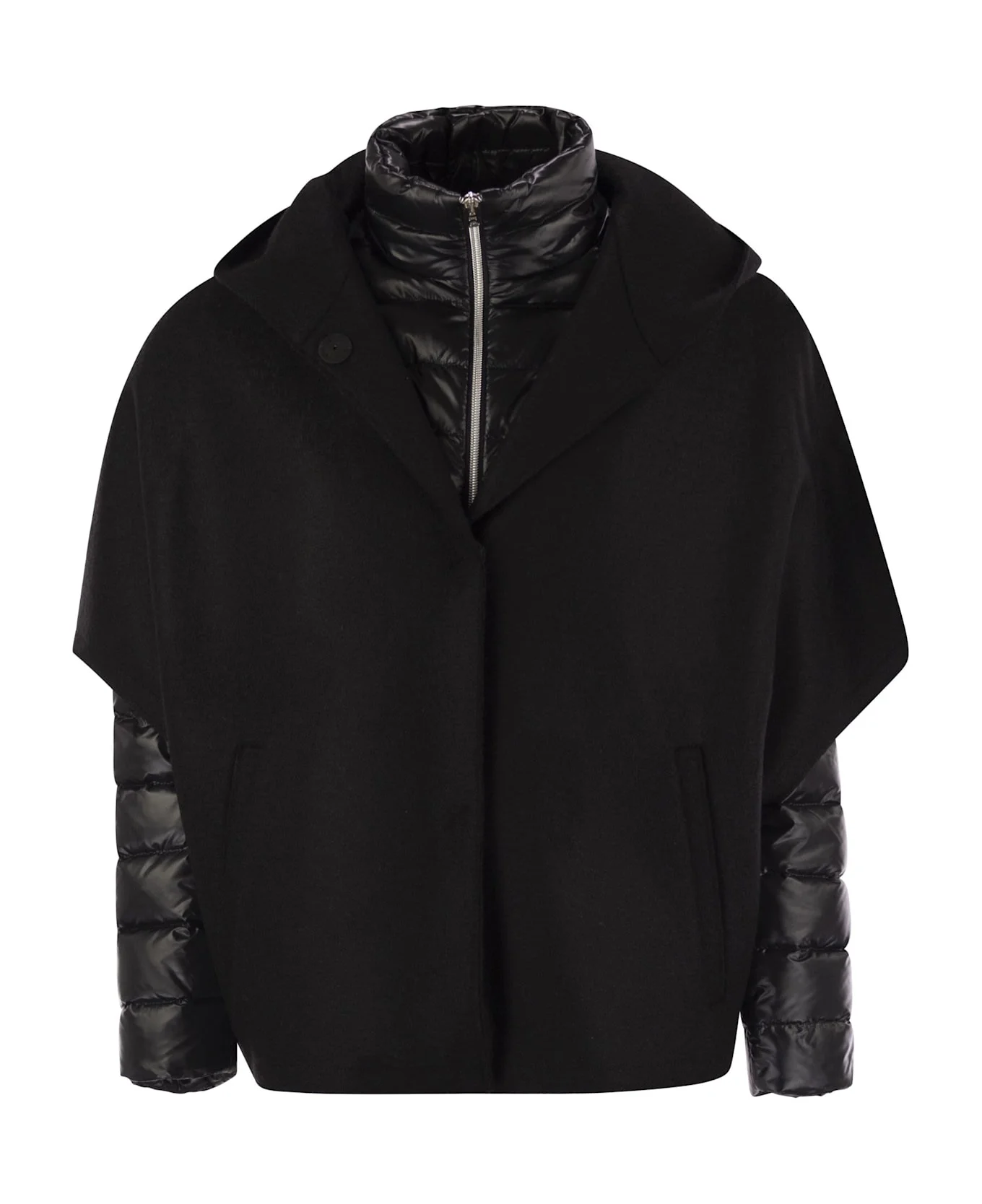 Resort Hood In Ultralight Wool And Nylon - 1