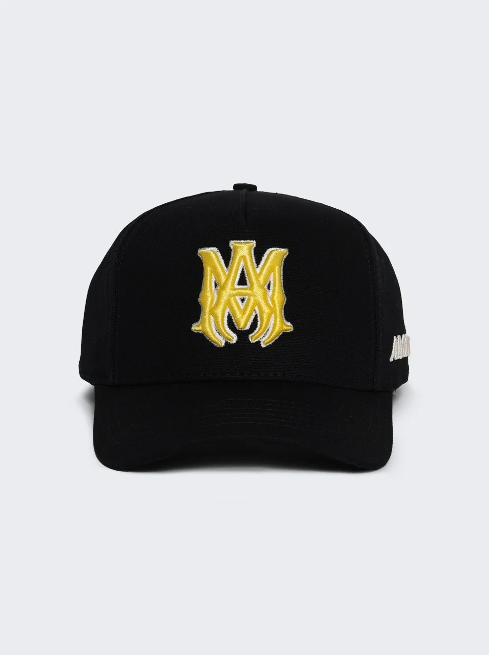 Ma Outline Canvas Hat Black And Yellow - 1