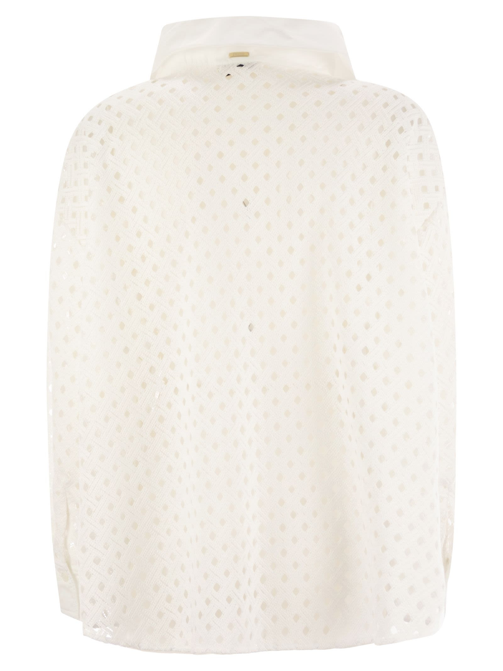 Herno Women Crochet-Effect Shirt-Cut Jacket - 2