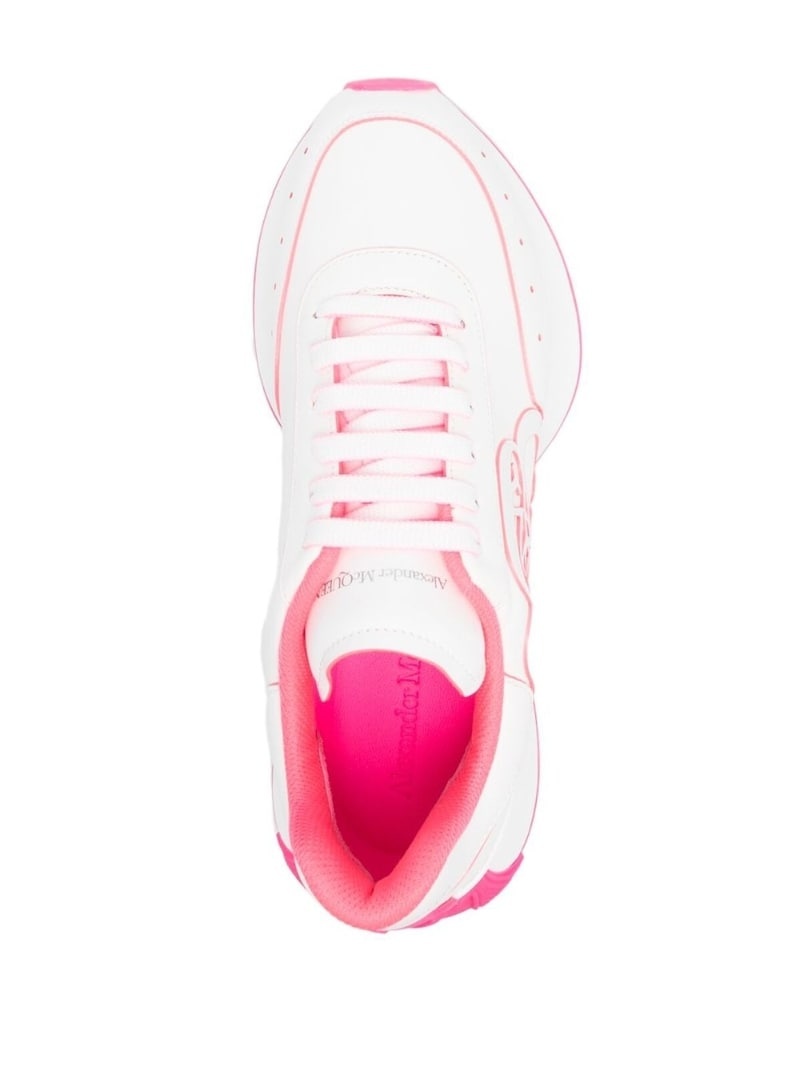 logo low-top sneakers - 4