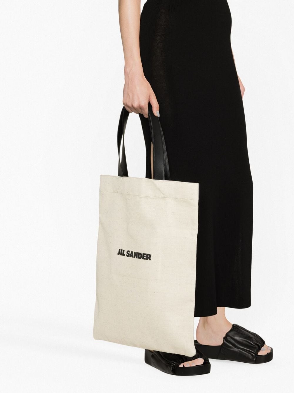Book tote linen shopping bag - 2
