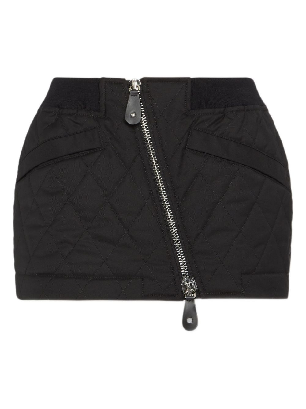 logo-print mini skirt - 2