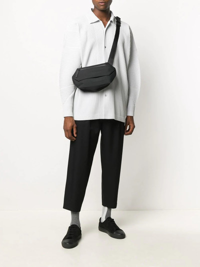 ISSEY MIYAKE pleated button-down shirt outlook