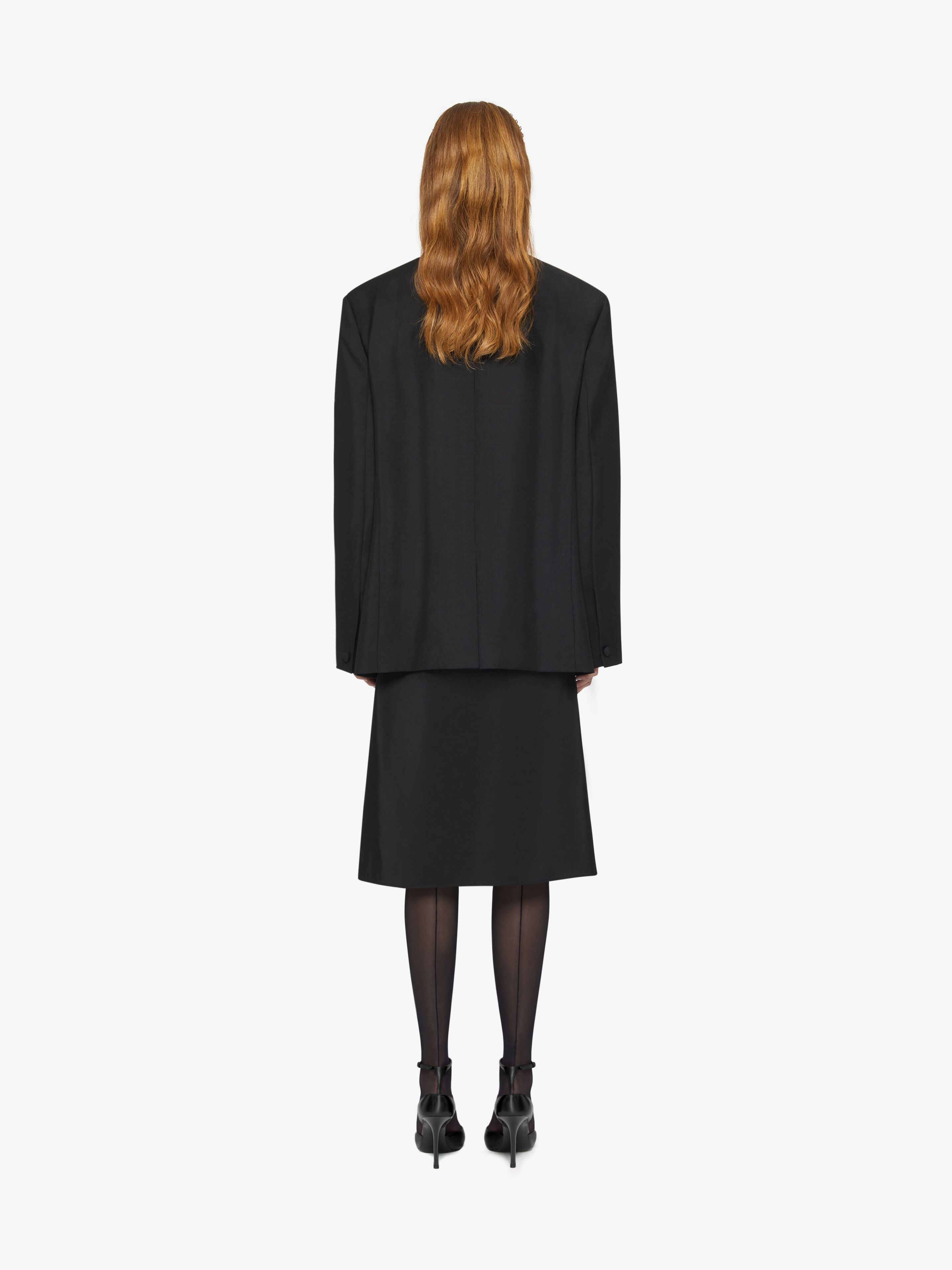 ジャケット Givenchy Oversized double breasted jacket Givenchy OVERSIZED DOUBLE BREASTED JACKET IN WOOL AND MOHAIR