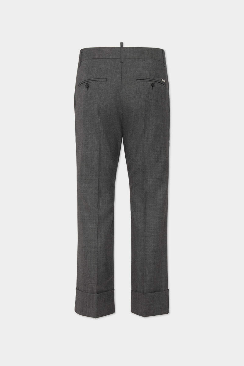 CROPPED FLARE VIRGIN WOOL PANT - 2