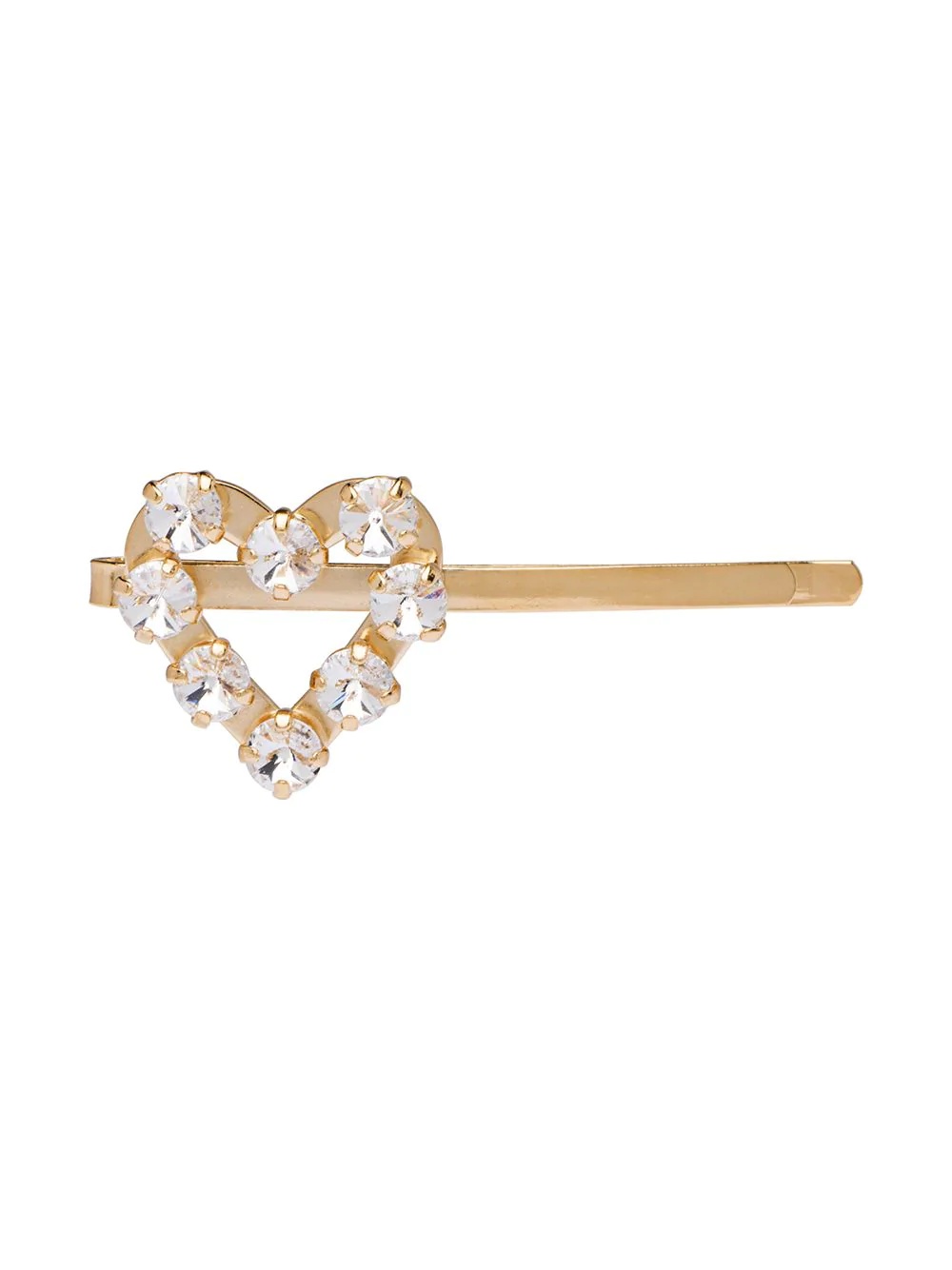 crystal-embellished hair pin - 1