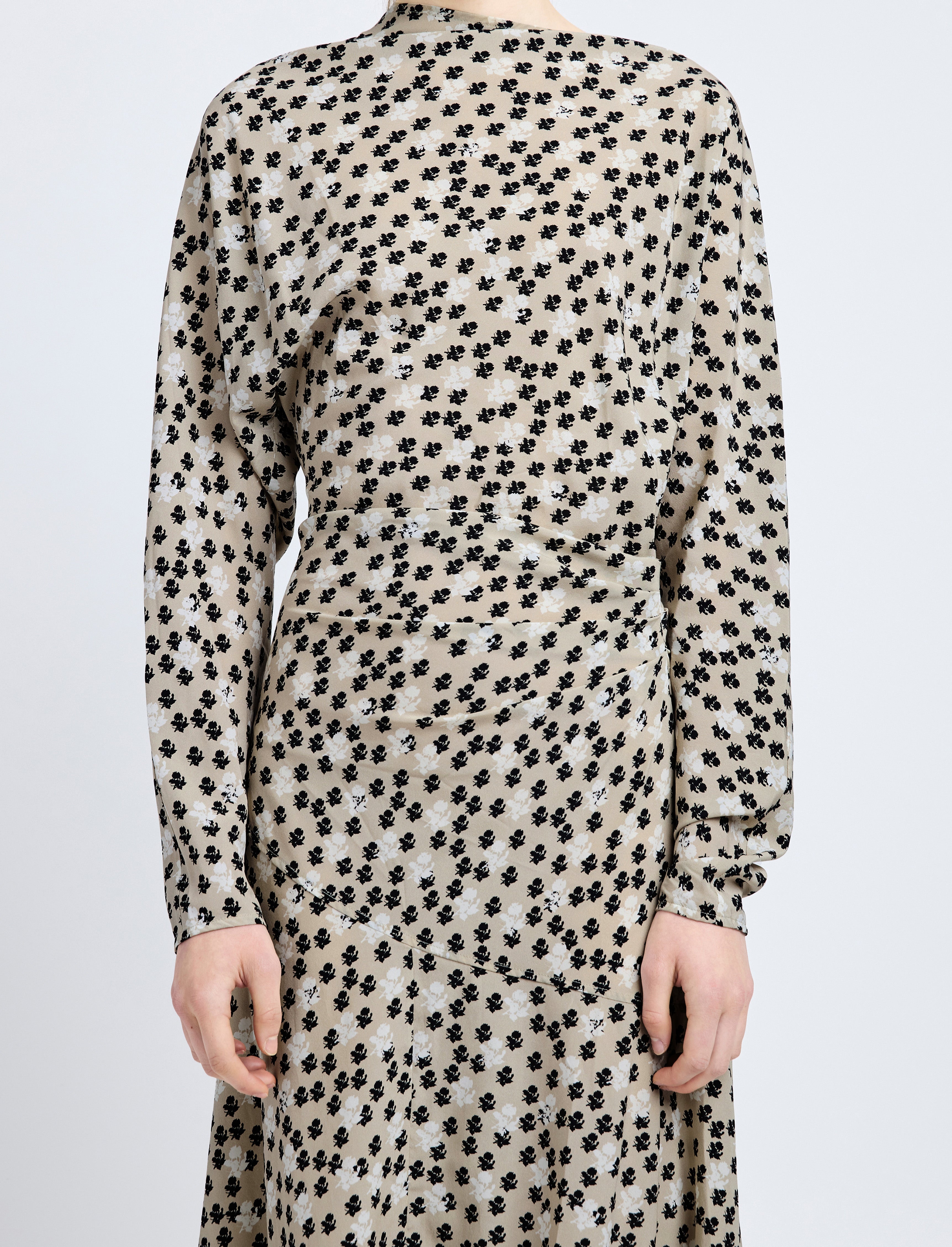 Alina Dress in Printed Silk Viscose - 5