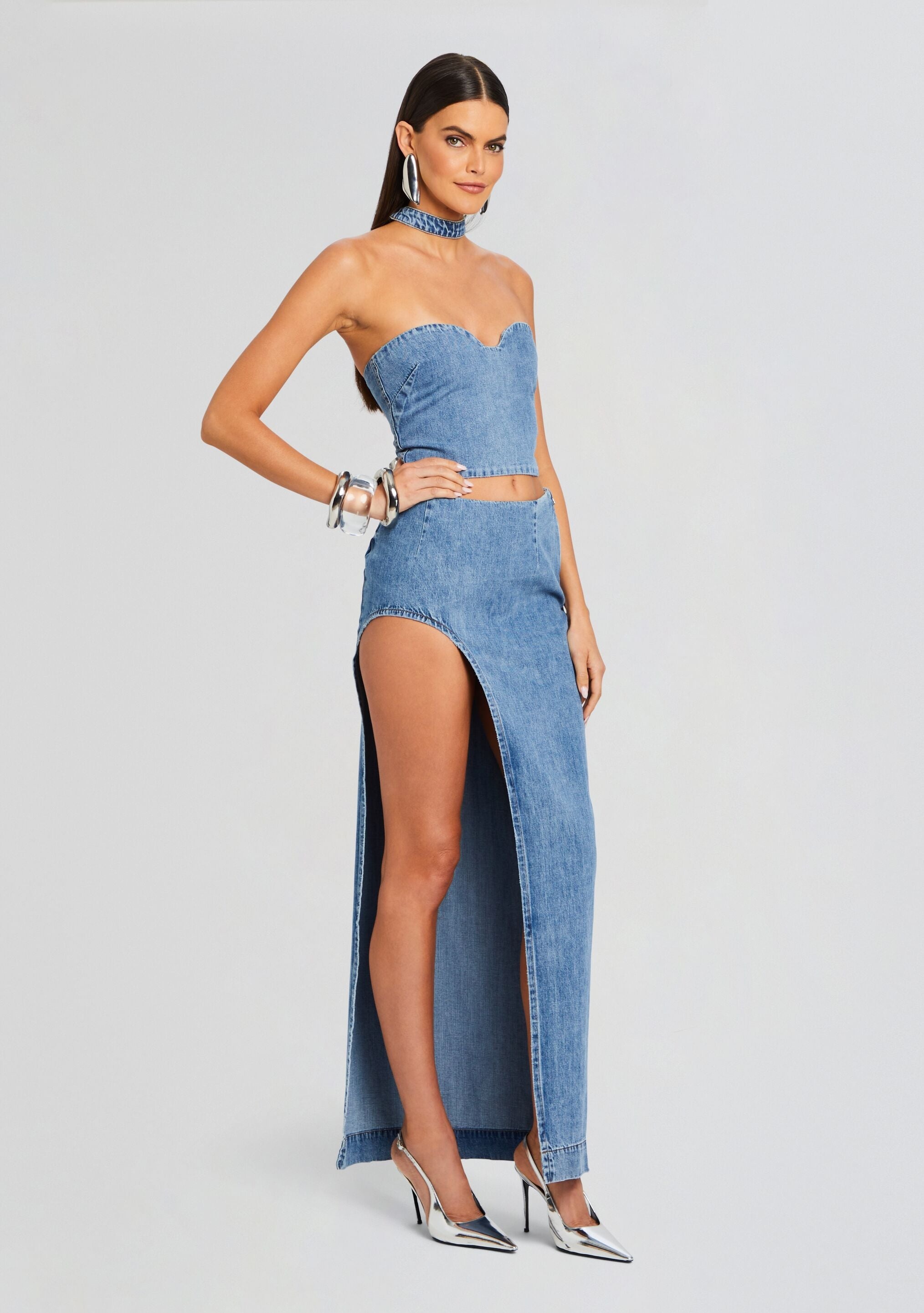 WYNTER DENIM SKIRT - 3