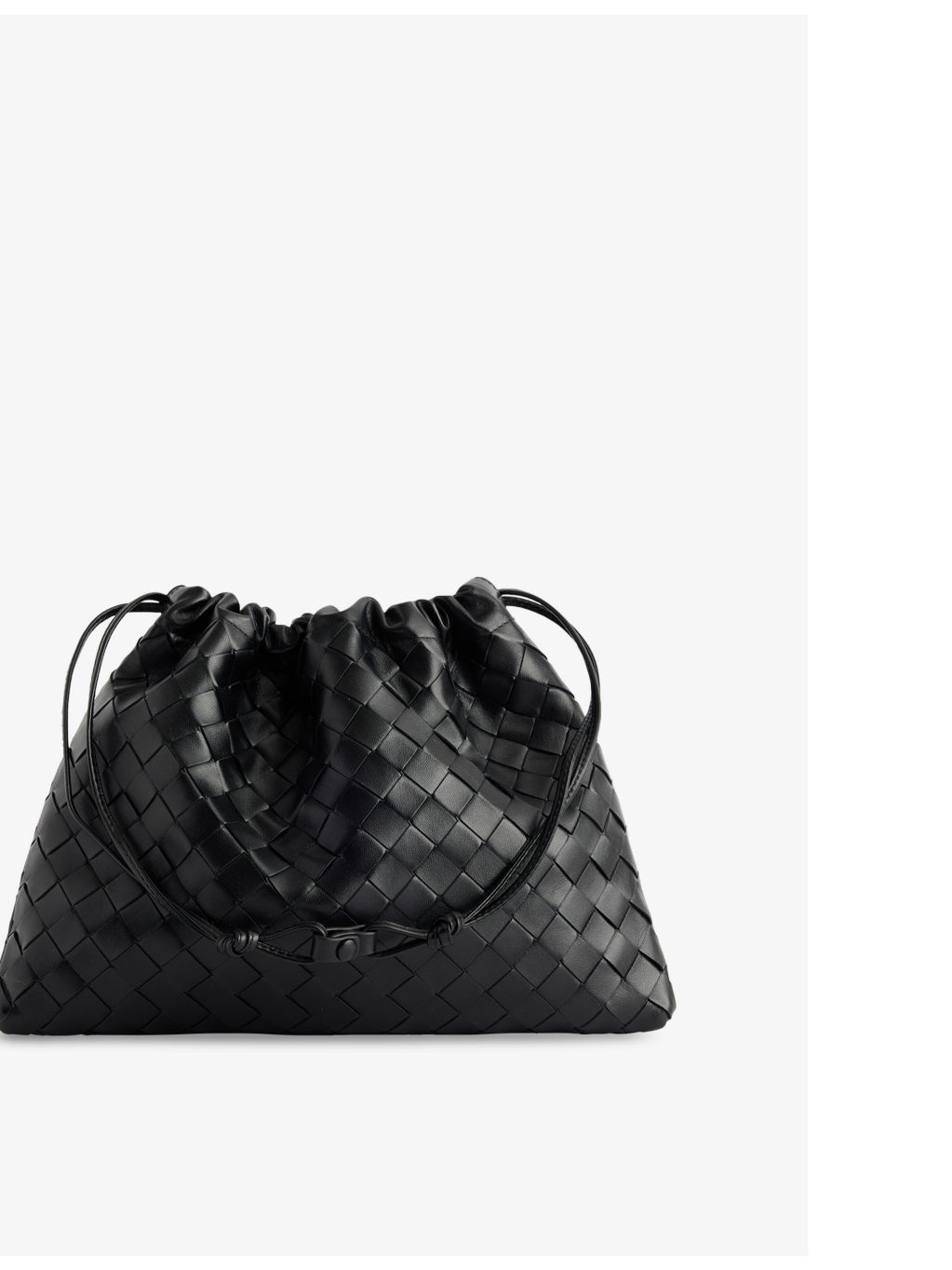 Intrecciato leather dustbag - 1