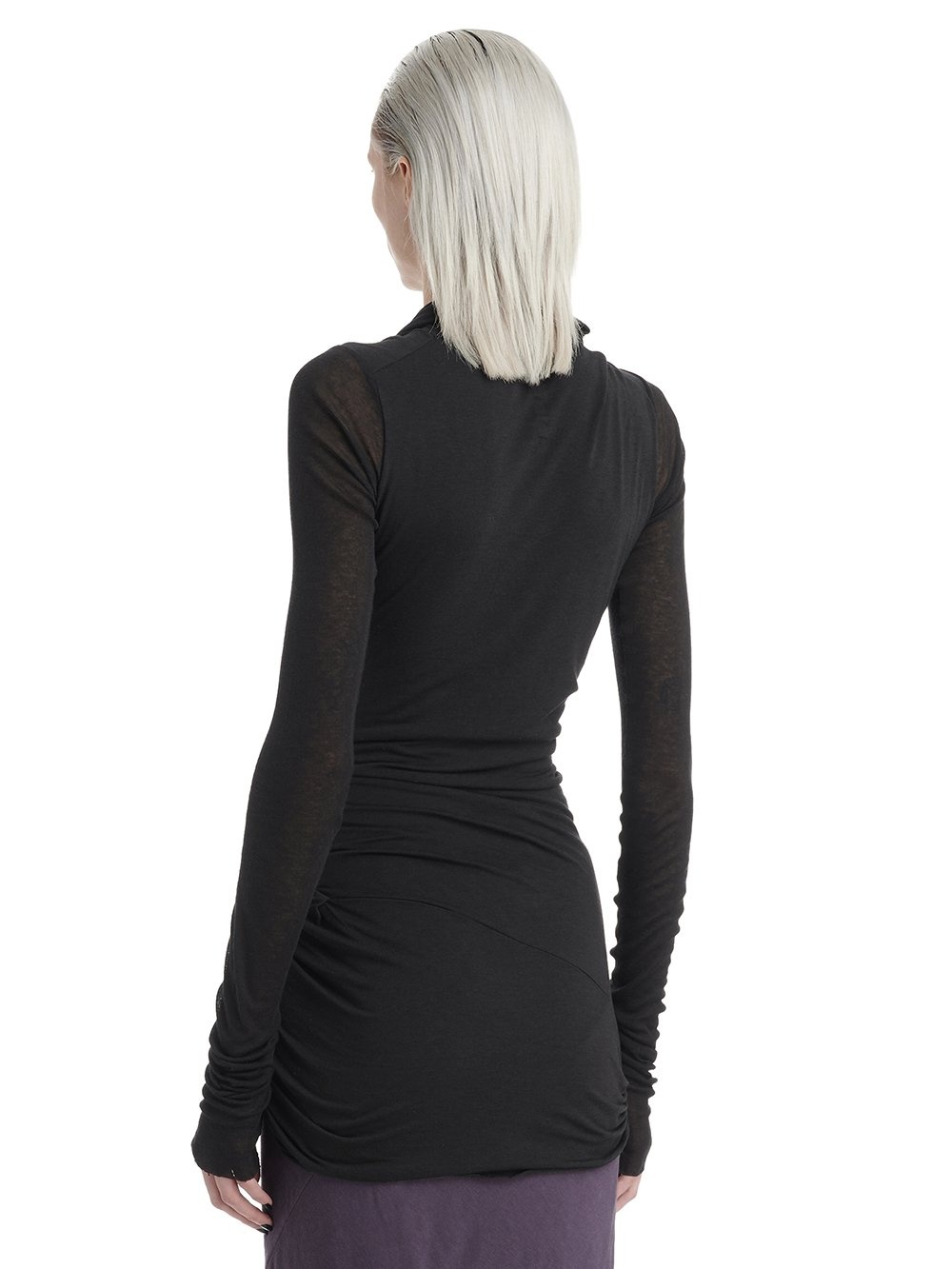 Rick Owens LILIES リックオウエンス リリーズ カットソー ハイネックロング丈長袖カットソー | Rick Owens lilies