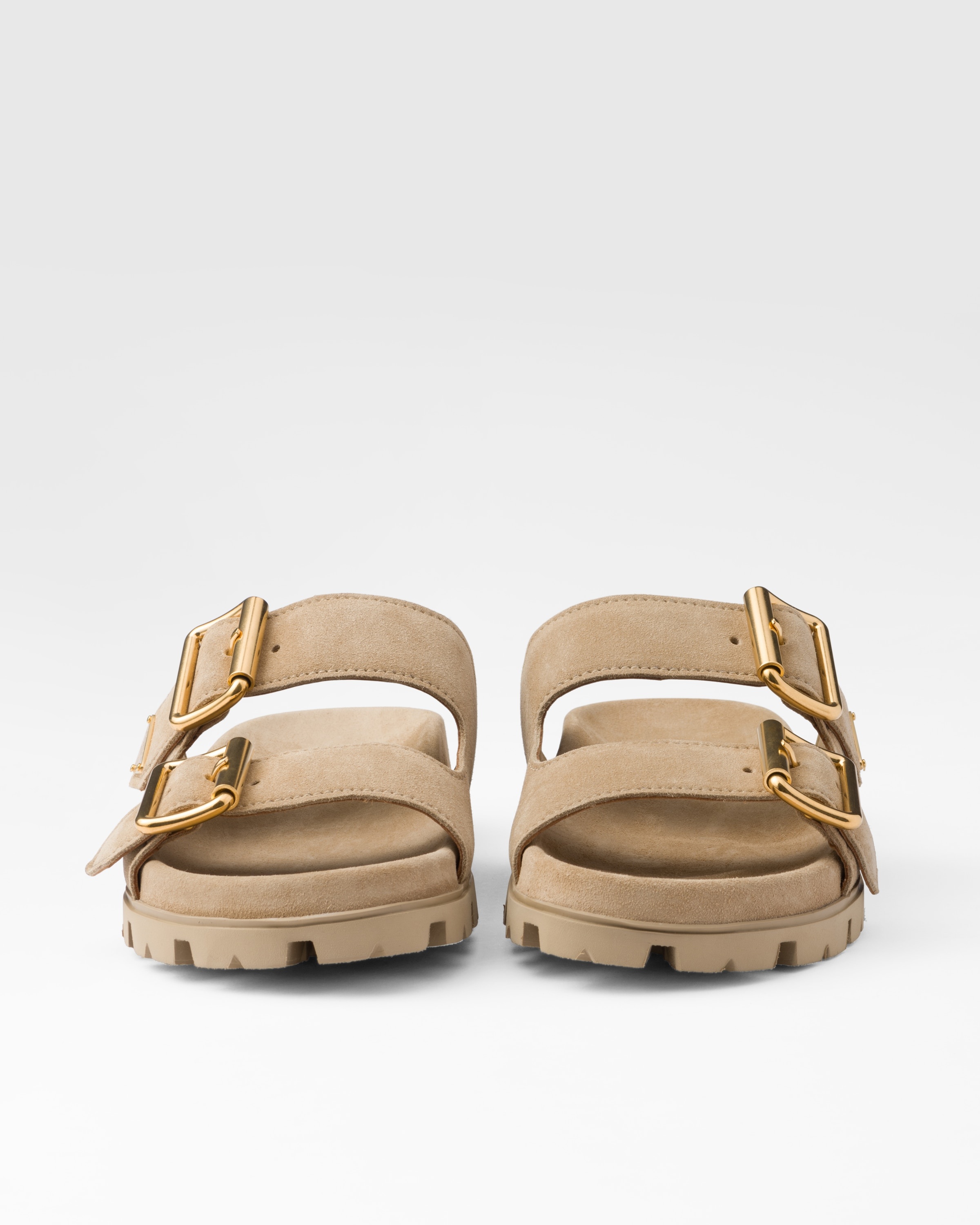 Suede strap slides - 5