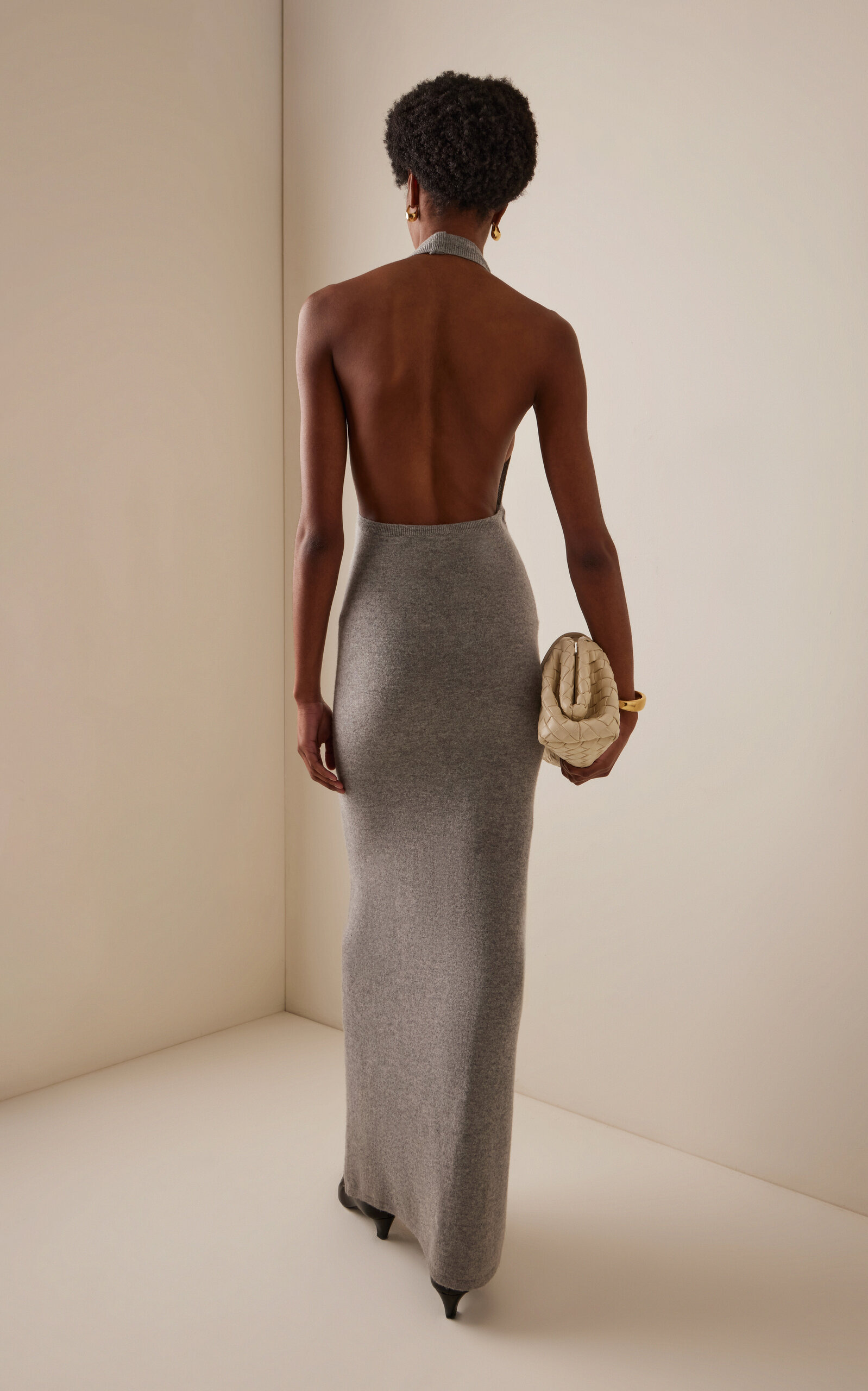 Shaya Cashmere Sweater Dress grey - 4