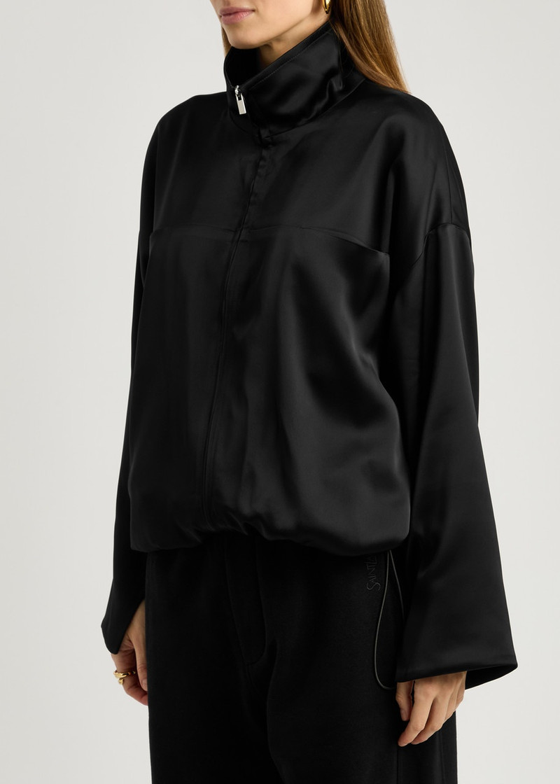 ESSE Studios Esse Studios Archie Satin Bomber Jacket outlook