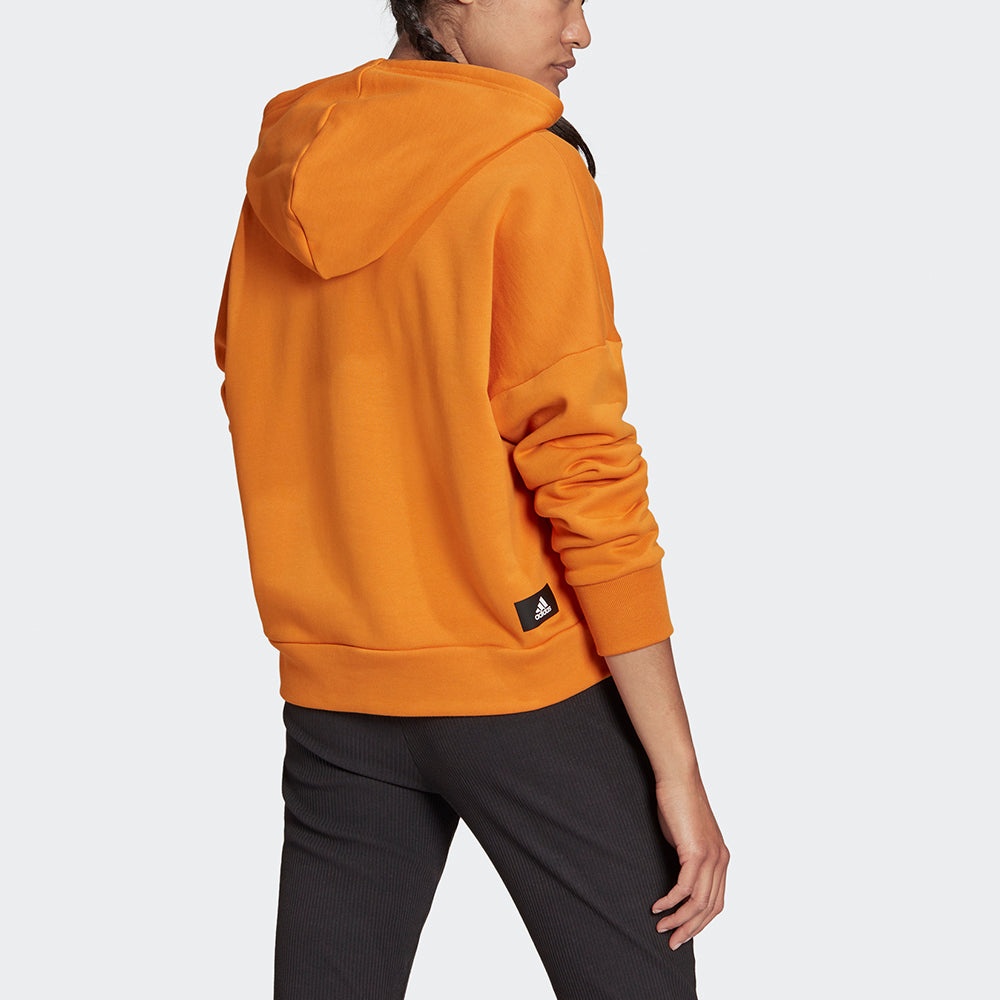 (WMNS) adidas FUTURE ICONS Hoodie 'Orange' H57341 - 3